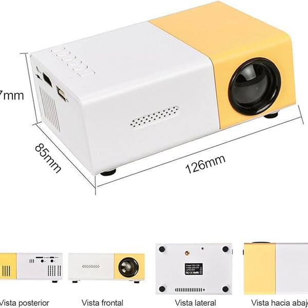 "PROYECTOR MINI VIVIDMAX™ 1080P HD"